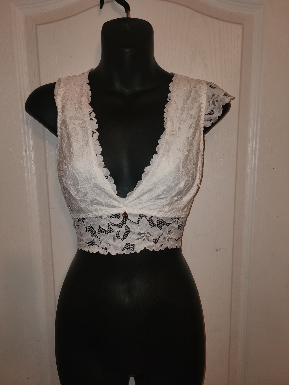 White Floral Lace Bolero Shrug